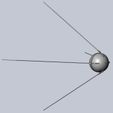 dfggdfdgfdgdg.jpg Sputnik Satellite 3D-Printable Detailed Scale Model