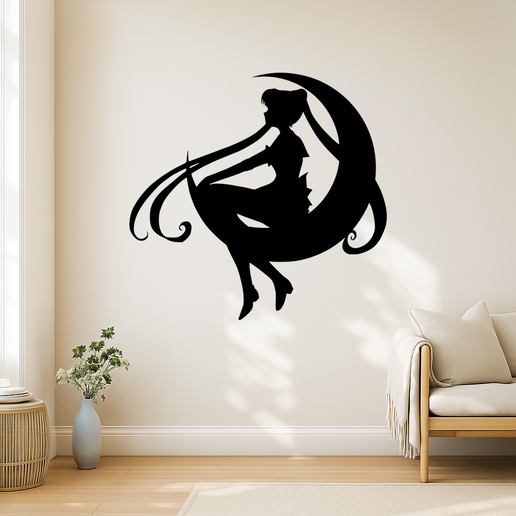 Sailor Moon - A Magical Girls Hair Flowing In The