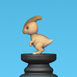 Cod1820-Dinosaur-Chess-Parasaurolophus-3.png Dinosaur Chess - Parasaurolophus - Knight