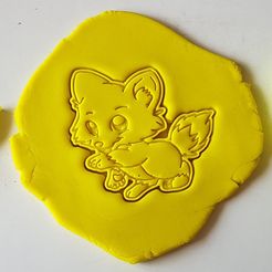3.jpg Fichier STL Cute Fox Cookie Cutter Fox Cookie Cutter・Plan pour imprimante 3D à télécharger, 3dfactory