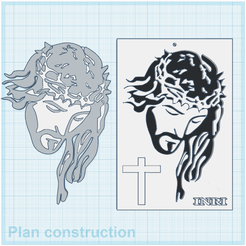 0.png STL-Datei Jesus and the cross kostenlos herunterladen • Modell für den 3D-Druck, oasisk