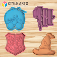 HARRY-POTTER.png Harry Potter cookie cutters - Cookies