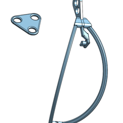 image.png Free 3MF file Male Chastity for ORCHIECTOMY, no ball ring, avoids torsion・3D printable model to download