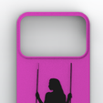1.png Girl on Swing Silhouette MagSafe Case for iPhone 17 Pro Max with Camera Protector