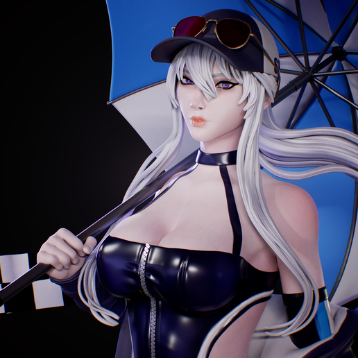チ*チ様 AZUR LANE ENTERPRISE WIND CATCHER 🌬️ Enterprise Wind Catcher - Azur Lane・ 3D File for ・Cults