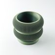 simpot-7542.jpg The Fulix Planter Pot with Drainage | Tray & Stand Included | Modern and Unique Home Decor for Plants and Succulents  | STL File