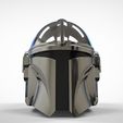 Helmet_V3 (2).jpg Full Beskar armor from The Mandalorian UPDATED 3D print model