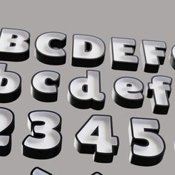 LilitaOne-Font-3D-View-3.jpeg Lilita One 3D font with 3 different inlays
