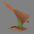 HAWK-MISSILE-NAVY-ANTI-AIRCRAFT-3D-PRINT-CULTS3D-DENNISN1-HOME-HMS-GOOGLE-FACEBOOK-REDDIT-US-ARMY.png HAWK Anti Aircraft Missile With Display Stand