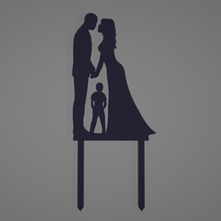casamiento.png Topper wedding couple children