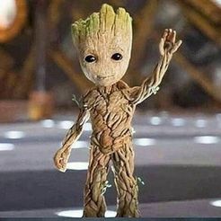 LIL_GROOT_01.jpg Fichier OBJ gratuit BABE GROOT LOW-RES VERSION・Design pour imprimante 3D à télécharger