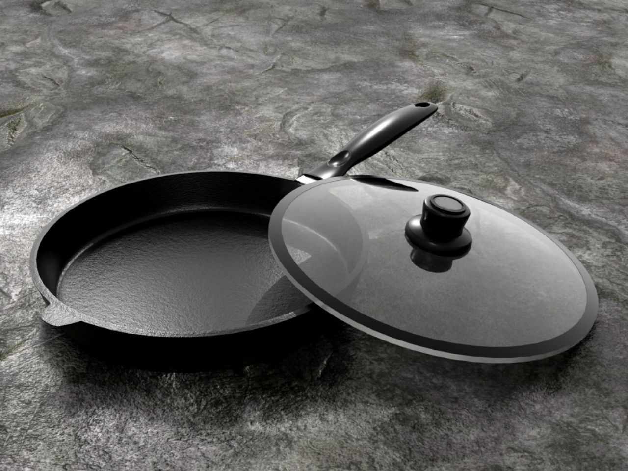 Big pan. Pan 3d model.