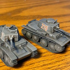 MaBBWc7.jpg Free STL file Panzer 38t for Flames of War・3D printable model to download