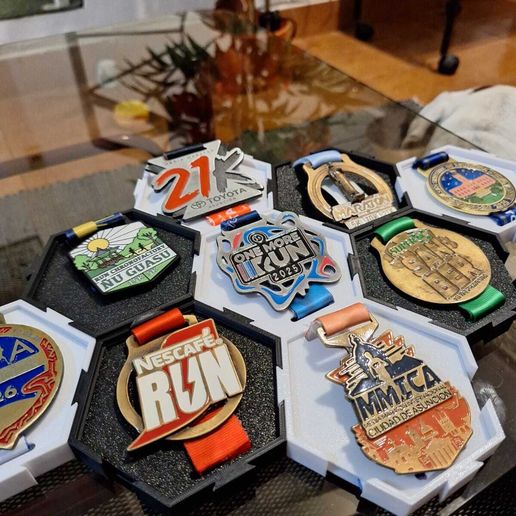 3D Printable Medal Holder – Wall Mounted Medal Display