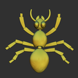 22.png ANT lowpoly 3D STL File