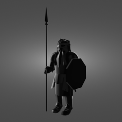 Dwarf-Soldier-render.png Fichier STL Soldat nain・Idée pour impression 3D à télécharger