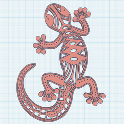 0.png Free STL file Gecko・3D printing idea to download