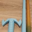 5.jpg Collapsible Sword - Épée dépliable - No support / Print In place Version 1