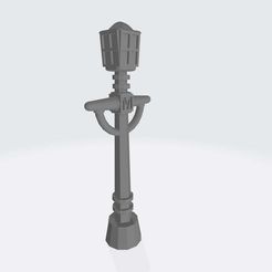 Victorian_Street_Light.jpg Free STL file Victorian Street Lamp (28mm scaled)・Design to download and 3D print
