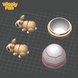 4.png Flexi Bunny Easter avec Egg_WigglyPals3D