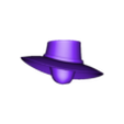 MUJER_24-7_SubTool2.stl Woman Hat Planter - STL for 3D printing