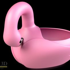 FLAMENCO.jpg Archivo STL Cute flamingo pot・Plan de impresora 3D para descargar