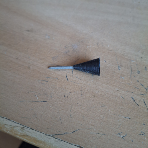 Blowgun Dart Skirt - Scalable Tail Adapter for Nail Darts