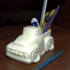 1.jpg OBJ file Cartoon truck・3D printer model to download