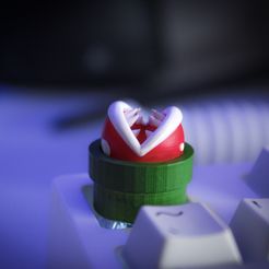 IMG_2853.jpg STL file Mario Keycap piranha plant・3D print object to download