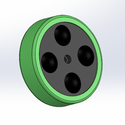 LouiPuck_01.png Free STL file Indoor hockey puck・Design to download and 3D print, The3DEngineer