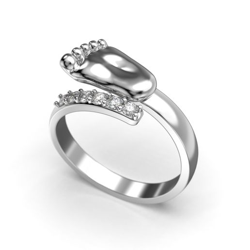 STL file Baby foot ring 👶 ・3D printing design to download・Cults