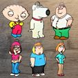 the griffin all.jpg Lot 6 Family Guy ornaments