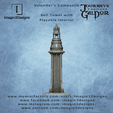 6 Ff Volander’s Campanile TOURNEYS ms | THROUGH | fiper \ in3besi Bell Tower with MmaginsDesigns g 9 Playable Interior www.myminifactory.com/users/Imagin3Designs www.facebook.com/imagin3designs , www.instagram.com/imagin3designs/ www.patreon.com/imagin3designs si Volander's Campanile - Bell Tower with Playable Interior