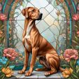 Color_200_200_original.jpg Lightbox Rhodesian Ridgeback lithophane