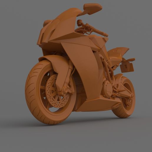 KTM 1190 RC8 2011-2015 Motorcycle Ready for Print 3D model