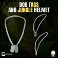 2.png Dog Tags and Jungle Helmet for action figures