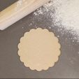 scalloped-circle-sil-square.jpg Scalloped Circle Silhouette Cookie Cutters Multiple Sizes