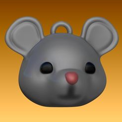 ZBrush-Documentratom1.jpg Ornament - Christmas Decoration - Mouse - Print in place