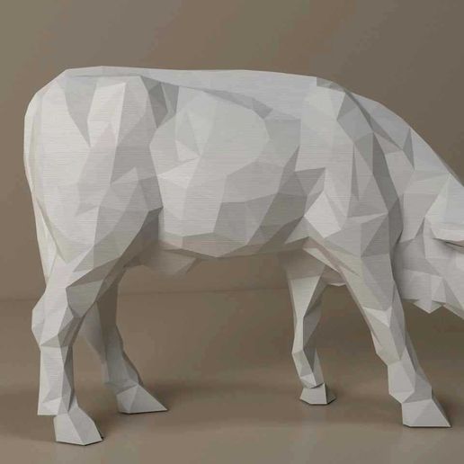 TORO1.jpg Nativity - Crib LOW POLY - PART 3