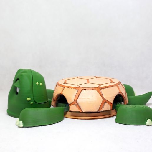 009.jpg Turtle cup holder  (No Supports needed)