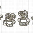 Peppa-y-Flia.png Peppa Pig and her Family Cutter