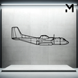 c-160.png Wall Silhouette: Airplane Set