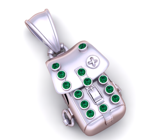 render-3.png Mochila Colgante Modelo Imprimible 3D