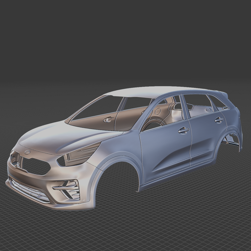 Kia E Niro 2019 Body 3D Model