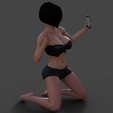 05.png Free STL file Julia takes a selfie・3D print design to download