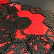 IMG_3204.jpg LAVA SET - "HEX" TILES FOR A HIGHLY DETAILED 3D GAME BOARD.