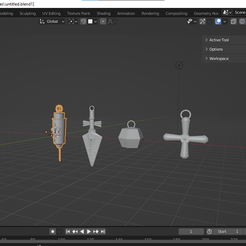 3D print kurapika's chain • made with 0.1mm, o.2 noze, supports on・Cults