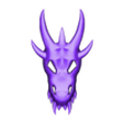 Craneo Dragón Krayt Plano.stl Krayt Dragon Skull (flat)