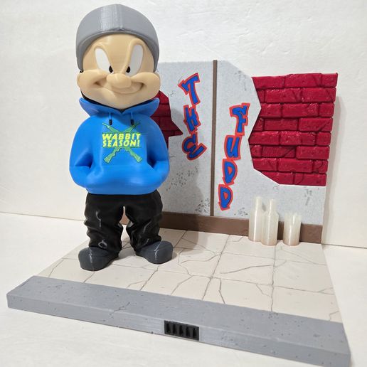 20250215_164907.jpg Elmer Fudd Urban Scene (Base Only)