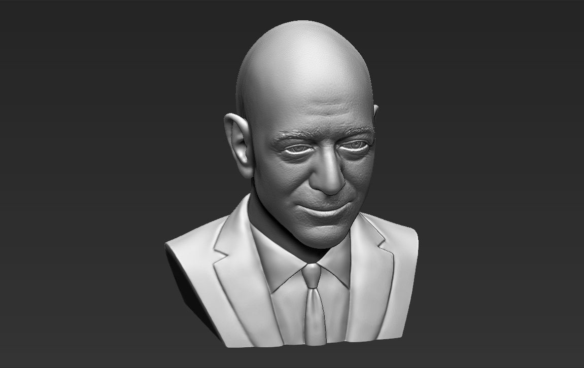 12.jpg Descargar archivo El busto de Jeff Bezos está listo para la impresión en 3D a todo color • Diseño para imprimir en 3D, PrintedReality